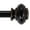 Black, variant on H.Versailtex 0.75 Inch Adjustable Stainless Steel Ball Curtain Rods, 28 - 48 Inches , Glod
