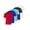 Deep Red/Lt Blue/Deep Royal/White/Deep Forest, variant on Sport Cool DRI Men's Performance T-Shirt, Value 5-Pack Black/Black/Black/White/White L