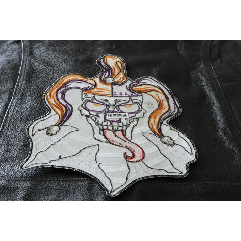 Jester Patch, Large Back Patches for Jackets and Vests 