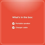 RadioShack True Wireless Stereo Outdoor Speaker 9 Watts, Blue with FM Radio