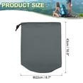 thumbnail image 2 of Uxcell Stuff Sack Waterproof Outdoor Storage Sack Drawstring Bag for Camping Hiking Backpacking Dark Grey 9 x 17 Inch, 2 of 7
