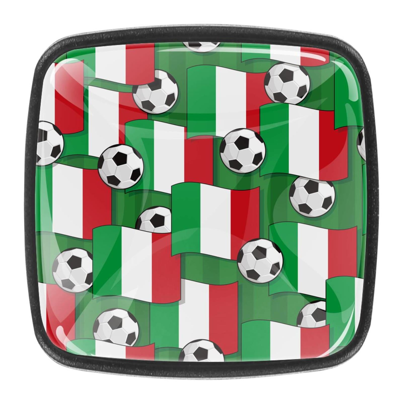 4 Pcs Square Handle Cupboard Knob Drawer Pulls Handle Italy