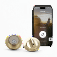 thumbnail image 2 of Level Lock Smart Lock, Keyless Entry, Smartphone Access, Bluetooth Enabled, Works with Apple HomeKit - Polished Brass, 2 of 12
