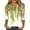 army green, variant on Women's 3/4 Sleeve Fall Tops Floral Print T-Shirts 3/4 Length Sleeve Crew Neck Plus Size Blouse Casual Loose Shirts Fall Tops for Women Fall Outfits for Women 2024 ()