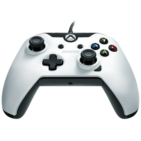PDP Wired Controller for Xbox One, Xbox One X and Xbox One S, Arctic White,