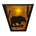 thumbnail image 3 of Meyda Tiffany 23939 13" Wide 2 Light Wall Sconce - Black, 3 of 5