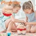 thumbnail image 5 of Stuffed Animals Rabbit Plush Toy – Soft Realistic Brown and White Plushies for Kids, Home Decor & Gifts – 19cm Tall Cuddly Stuffed Toys for Children, Pet Lovers, and Collectors Brown, 5 of 5
