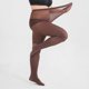 thumbnail image 3 of Gibobby Pantimedias Termicas Mujer Medias pantimedias talla grande para mujer, medias sexis elásticas y transpirables（Café，Talla única), 3 of 4