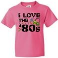 thumbnail image 3 of Inktastic I Love the '80s-musical Notes Youth T-Shirt, 3 of 5