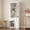 White, variant on Homieasy 80"H x 27.5"W Bookcase with Adjustable Shelves, Drawer and Door, White