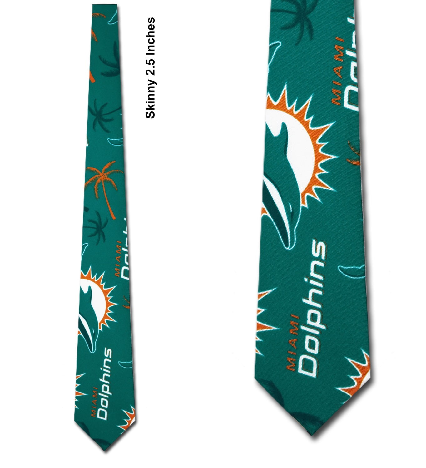 Miami Dophins Necktie Mens Tie