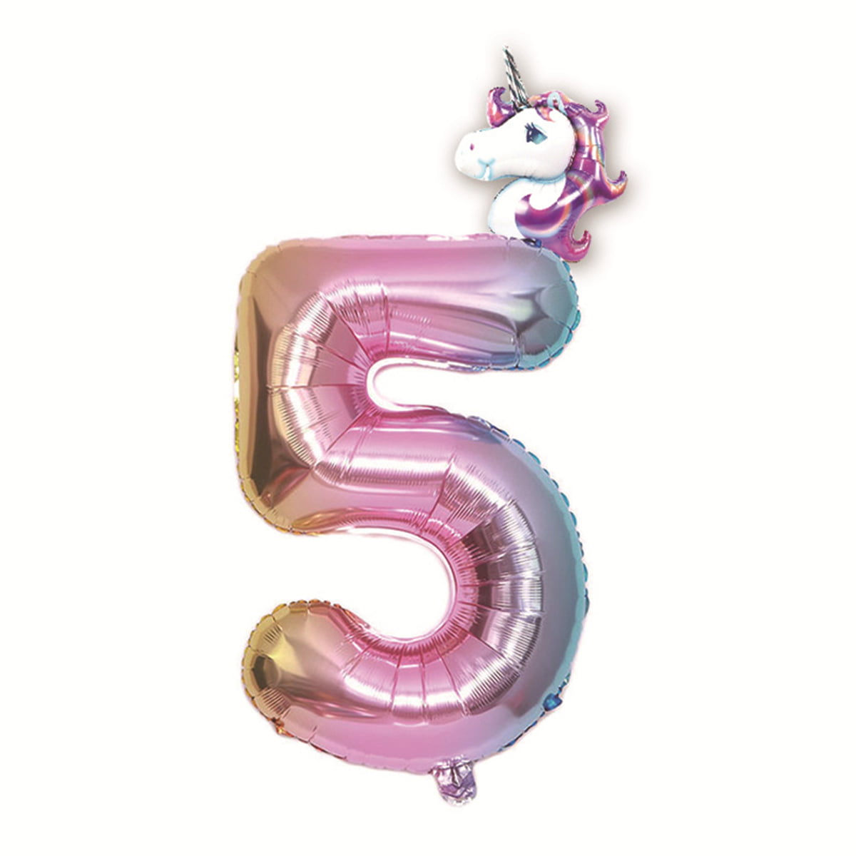FREE SHIPPING Lots of Colors Details about   UNICORN Birthday Cake Topper 9 Piece Set