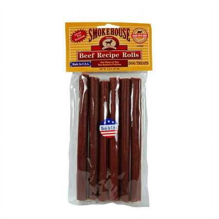 UPC: 0078565840676 | Smokehouse Pet Products 84067 Beef Rolls 6 Count