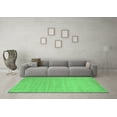 thumbnail image 3 of Ahgly Company Indoor Rectangle Solid Emerald Green Modern Area Rugs, 2' x 3', 3 of 4