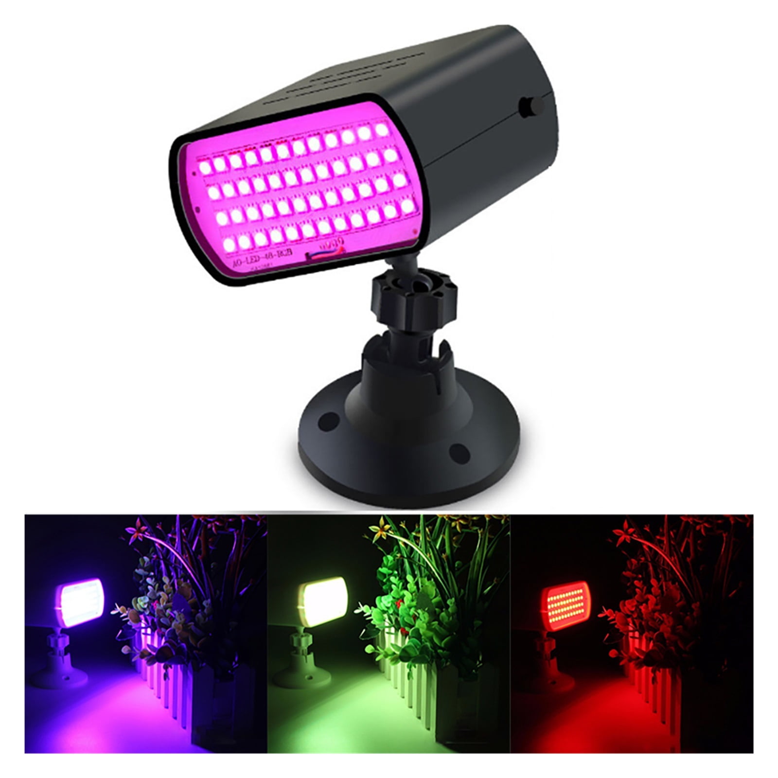 48 LED Bar DJ Disco Light RGB Voice Control Party Stage Light Wedding Audience Decorative Lights Halloween Christmas Lights ,Easy to Install