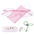 thumbnail image 1 of Gafas de luz azul AetrvoHope para niños UV400 transparentes rosadas, 1 of 5