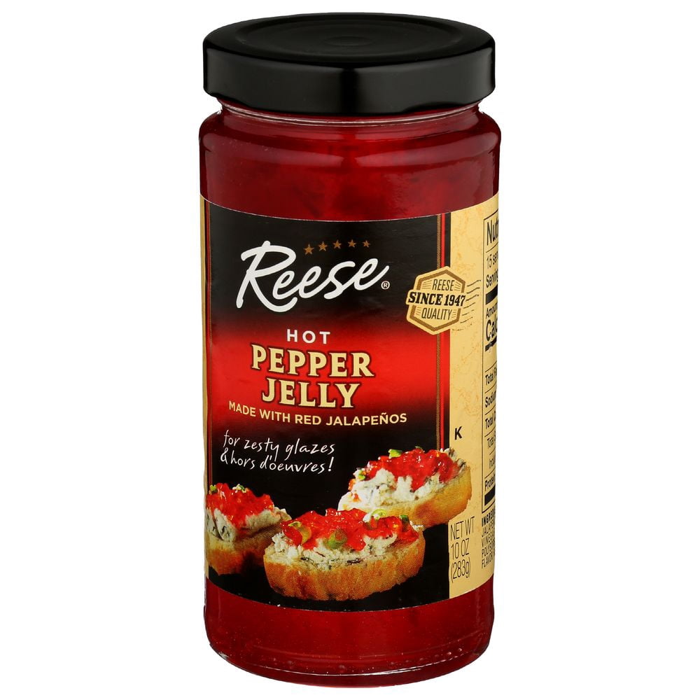 Reese Hot Jalapeno Jelly, 10 Ounce -- 12 per Case.