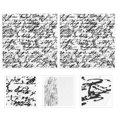 thumbnail image 3 of 2Pcs Bump Embossing Dies Plastic DIY Template Handmade Art Craft DIY Stencil (Handwritten Text Pattern), 3 of 8