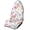 Pastel Hibiscus Print, variant on Garronmavis Front Car Seat Towel Cover Breathable Stretchable Fabric Universal Fit Low-Maintenance Water-Resistant Stain Resistant Car Seat Protector for Cars SUV Trucks Sedan Van