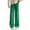 Green, variant on Casual Winter Pants for Women with Vertical Stripes Lined Wide Leg Trousers High Waist Flowy Straight Cut Comfortable Khaki S