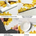 thumbnail image 3 of White Big Sunflower Pattern Kitchen Rug Mat,Kitchen Runner Rugs Non Skid Washable,Decorative Kitchen Floor Mats for Kitchen,Sink,Laundry,17"X47", 3 of 5