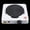 White, variant on LAZIOEGR 1000W Portable Electric Stove Countertop Hot Plate for Coffee Tea Milk Boiling, 8.46 x 8.46 x 2.75 inches / 21.5 x 21.5 x 7 cm, Black EU Plug 220V