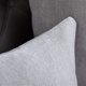 thumbnail image 3 of Juego de 2 fundas de almohada de color gris claro de 50,8 x 50,8 cm, estilo rústico, decorativas, cuadradas, para sofá o decoración del hogar., 3 of 3