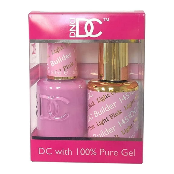DND - DC Duo Soak off Gel & Matching nail polish - #145 Light Pink