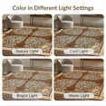 thumbnail image 7 of ODIKA 5'x7' Washable Area Rug Non-Slip, Low Pile, Stain Resistant Spotted Farmhouse Symmetrical Brindle Patchwork Bold Cow Print Refined for Guest Room, Lounge, Apartment, 7 of 7