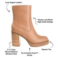 thumbnail image 2 of Journee Collection Womens Brittany Tru Comfort Foam Inside Zip Platform Booties, 2 of 6