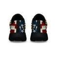 thumbnail image 4 of Veteran Kneeling Cross American flag Stnd For The Kneel For The Cross Shoes Sneakers Black Size 12, 4 of 7