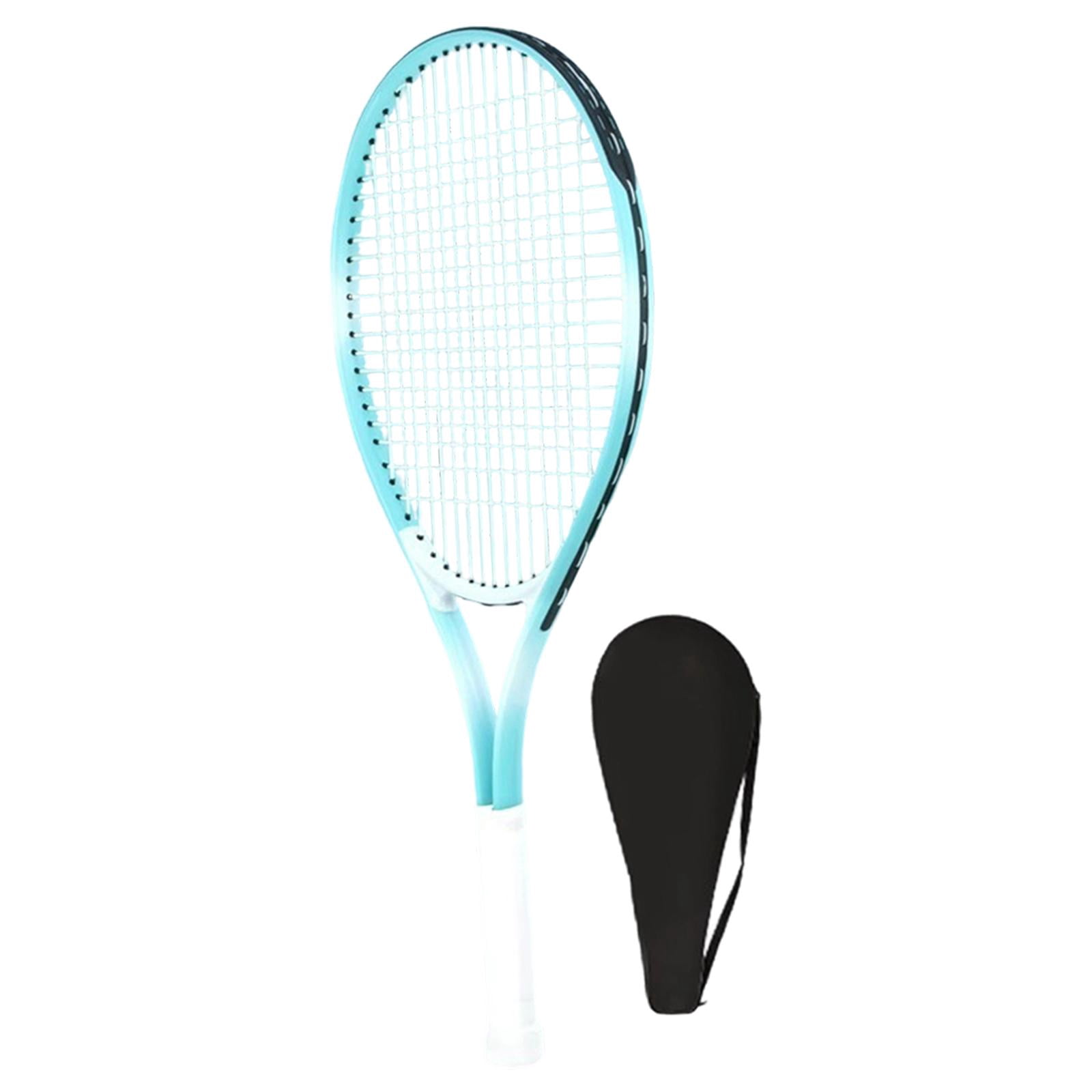 harayaa Adult Alloy Tennis Racket Portable Pre Strung Racket for Training Tennis Racquet Blue