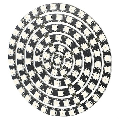 

WS2812 SK6812 Radius 110mm LED Ring 5050 DC5V DIY LED Ring Built-In RGB Addressable LED Ring 93 Bits LEDs