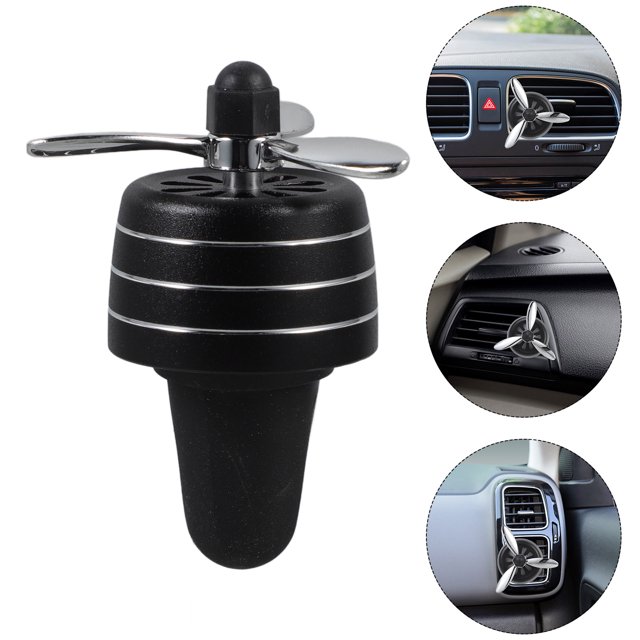 unbranded Difusor De Fragancia Para Auto Con Clip Negro Y Luces LED Para Sin Químicos