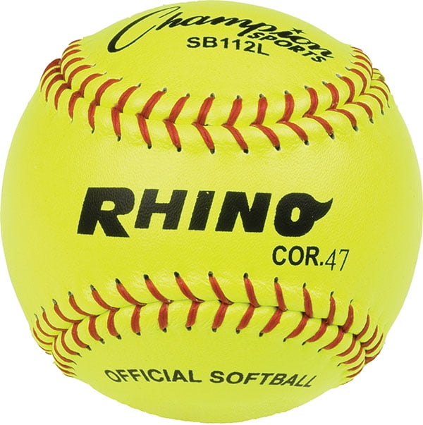 - Only 2 Available!! SPC12-YL Optic Yellow Details about   Pro Team Softballs 
