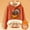 Orange, variant on Women's Thanksgiving Turkey Print And Warm And Comfortable Hoodie Women Hoodie Zipper Zip up Hoodie for Women Hoodies Female Extra Long Womens Hoodie Long Sweatshirt Jacket Knitted Sweatshirt Knitted