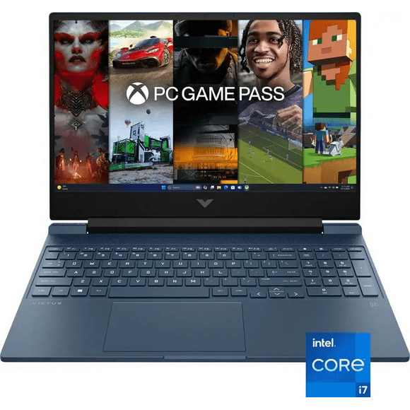 HP - Victus 15.6" Full HD 144Hz Gaming Laptop - Intel Core i7 - 16GB Memory - NVIDIA GeForce RTX 4050 - 512GB SSD - Performance Blue