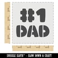 thumbnail image 2 of #1 Dad Number One Father's Day DIY Cookie Wall Craft Stencil - 4.5 Inch, 2 of 5
