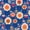 Color 1, variant on Peel and Stick Wallpaper Vintage Floral Folk Art Blue Cream Botanical Motifs 17.7in x 118in Contact Paper Removable Self Adhesive Wall Mural Wall Decor for Bedroom Kitchen Cabinets
