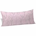 thumbnail image 2 of Pink Branches Body Pillow Covers 20"x54", Vintage Art Farmhouse Soft Brushed Microfiber Breathable Throw Pillow Covers, Pillowcase with Zipper for Couch Sofa Bedroom Living Room, 2 of 9