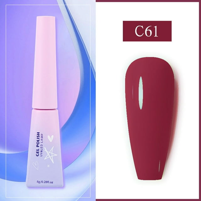 Esmalte de uñas con purpurina y efecto espejo, holográfico, rojo, base seca, capa superior para uñas de manos y pies, manicura francesa, 8 ml, extensión de uñas