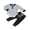 Black, variant on Hirigin Newborn Baby Boy 2Pcs Fall Winter Outfits Striped Long Sleeve Romper Tops Solid Pants 0 3 6 12 18 24 Months Cute Clothes Set