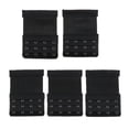thumbnail image 3 of 5Pack Women' 4 Hook Band Extender Stretchy Bra Strap Extender Black, 3 of 8