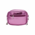 thumbnail image 2 of Bolsa Para Niña Mensajero Mariconera Rosa Lentejuelas Búho Importadora La Merced Brillante Aza Cadena, 2 of 3