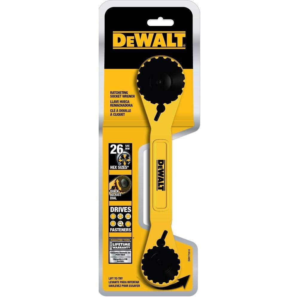 DeWalt Twin Tec Adjustable Ratcheting Socket Wrench
