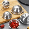 thumbnail image 4 of ENJOYW Tea Infuser Food Grade Rust-proof Stainless Steel Sphere Locking Spice Tea Ball Strainer for Home Tea Infuser, 4 of 7