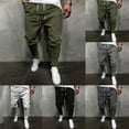 thumbnail image 4 of MYG Men Running Gym Fitness Joggers Pants Cargo Sweatpants Sports Workout Trousers, 4 of 9