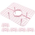thumbnail image 1 of 6 soportes para plantar fresas, soporte de cultivo, fruta tridimensional, plástico rosa, 1 of 6