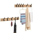 thumbnail image 4 of PENGXIANG Wall-mounted Hook Rack for Hanging Coats  Keys  Umbrellas And Hats  3/4/5/6/7 Hooks Optional, 4 of 9