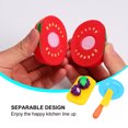 thumbnail image 2 of FELTECHELECTR 1 juego de 10 piezas de mini juego de comida para cortar frutas y verduras, juego de simulación de comida, juguetes de cocina, divertido juego de cortar frutas y verduras., 2 of 7